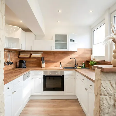 公寓 Milpau Bottrop1 - Zentrales, Modernes Design-apartment - Smart Tv, Nespresso, Fuer 4 Personen 博特罗普