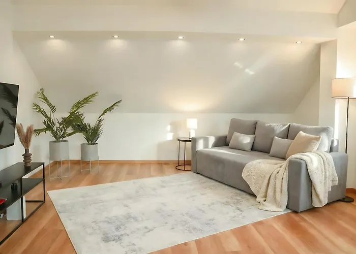 公寓 Milpau Bottrop1 - Zentrales, Modernes Design-apartment - Smart Tv, Nespresso, Fuer 4 Personen 博特罗普