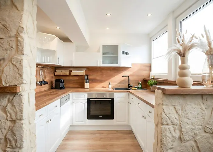 公寓 Milpau Bottrop1 - Zentrales, Modernes Design-apartment - Smart Tv, Nespresso, Fuer 4 Personen 博特罗普